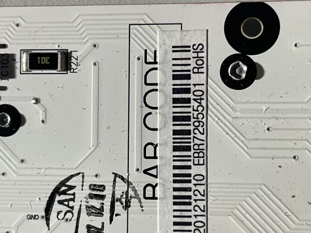 LG EBR72955401 Refrigerator Control Board AZ39955 | Wm369