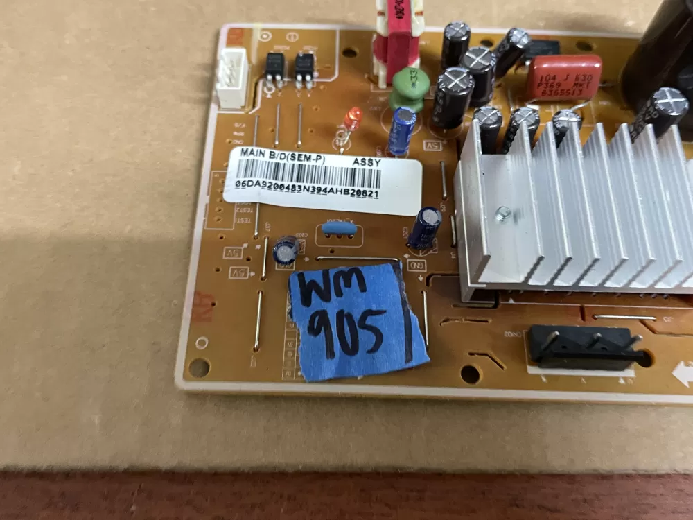 Samsung DA92-00483N Refrigerator Control Board Inverter AZ101512 | Wm905