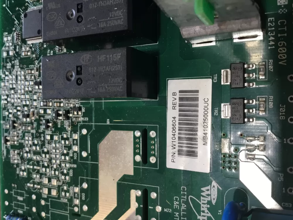 Whirlpool W10406604 Washer Control Board AZ52941 | NR1838