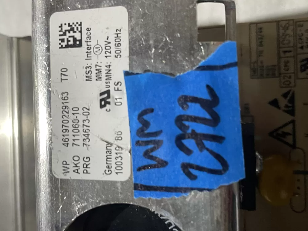 Whirlpool Maytag 461970229163 Washer 8183196 Wp8183196 Board AZ199337 | Wm2722