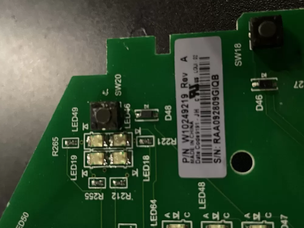 Whirlpool W10249219 W10249220 Washer Control Board AZ24834 | WM347