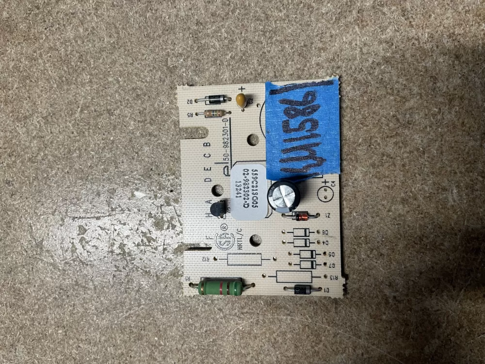 GE 559C213G05 50-982301- 50-982301- Dryer Control Board AZ6583 | KM1586