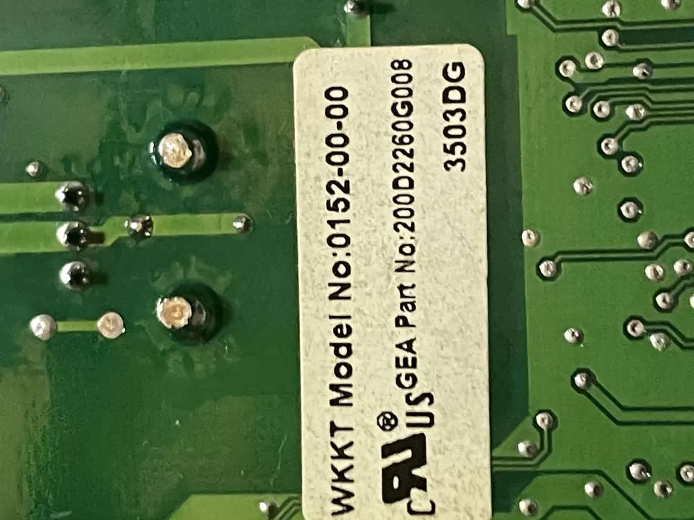 GE 200D2260G008 PD00074367 AP7188100 Refrigerator Control Board AZ29487 | WM310