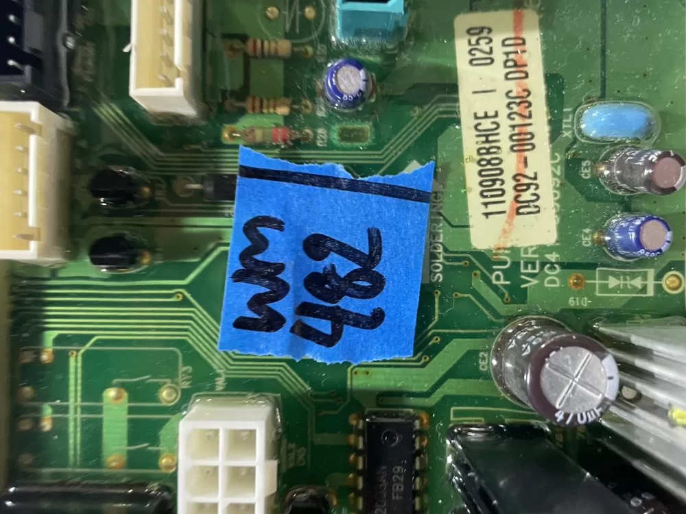 Samsung DC92-00123C AP4559425 Dryer Control Board AZ178663 | Wm482