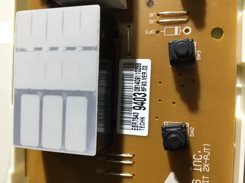 LG EBR75439403 Dryer Control Board AZ40859 | NRV408