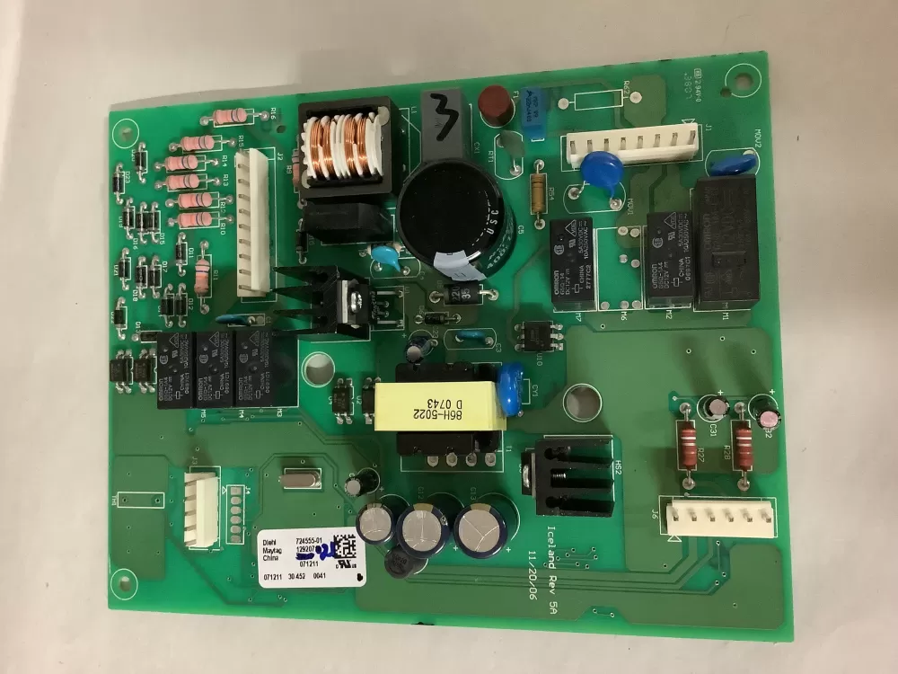 Whirlpool 720961-02 12920721 W10310240A 734060-03 W10310240 Refrigerator Control Board