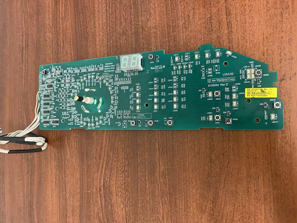 Whirlpool W10297396 WPW10297396 PS11752323 W10297396 A Washer Control Board