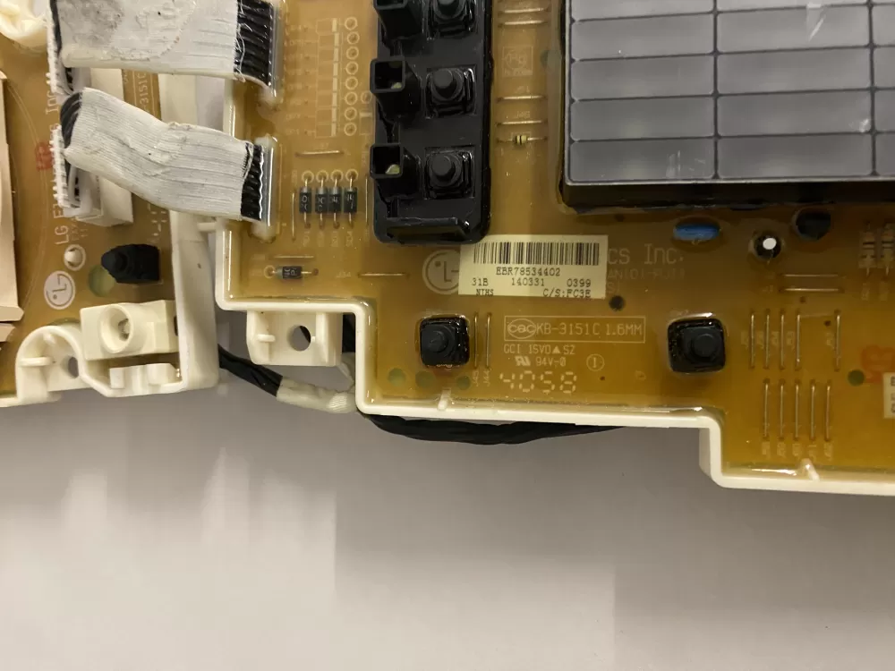 LG EBR78534402 Washer Display Power Control Board Assembly AZ202687 | BKV901