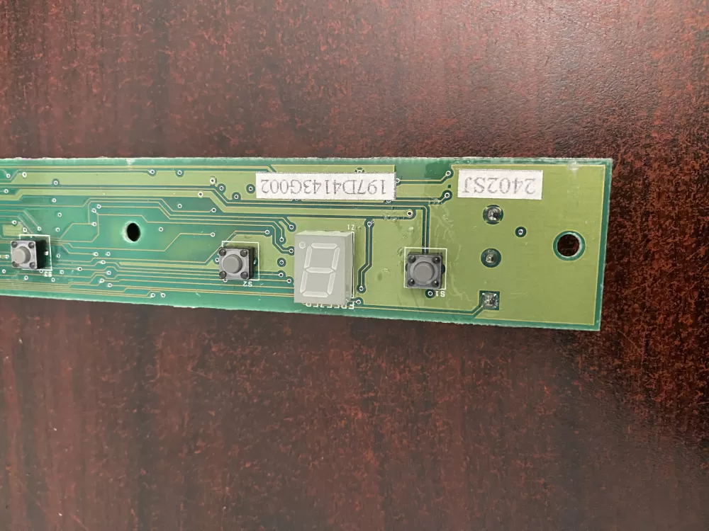 GE 197D4143G002 EBX1018G003 Refrigerator UI Control Board AZ95730 | BK1050