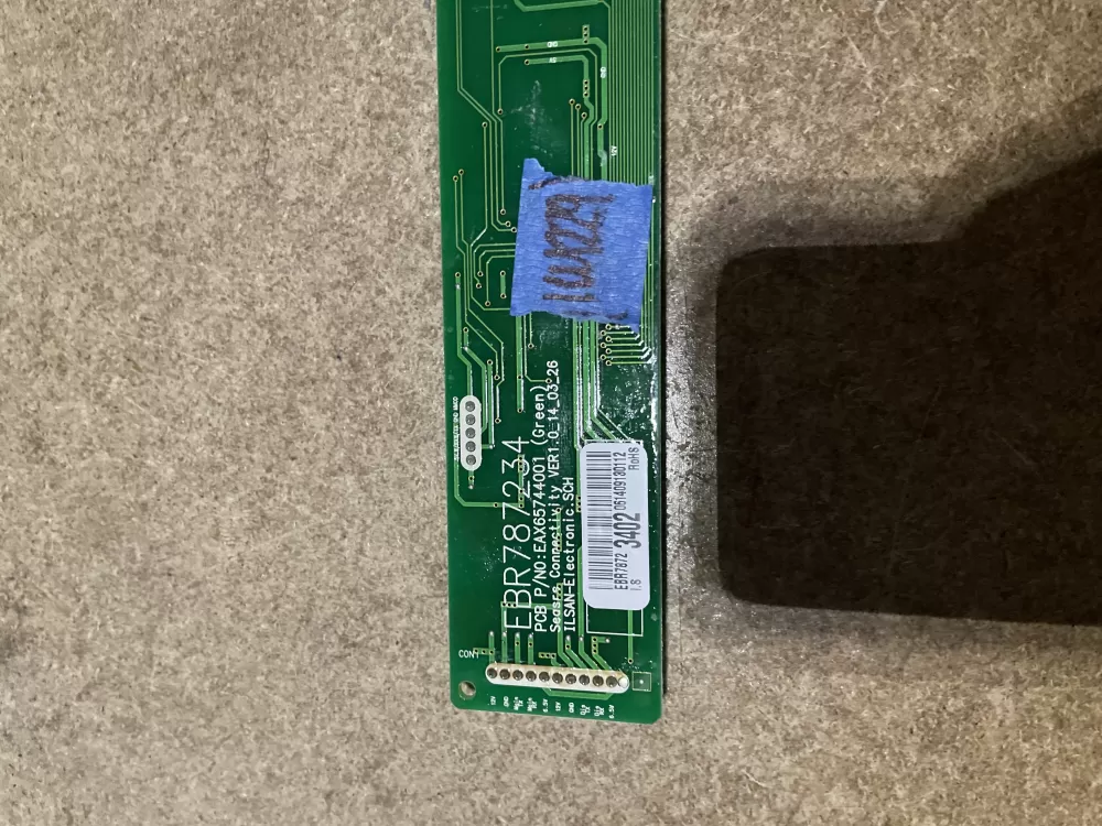 LG Kenmore EBR78723402 Refrigerator User Interface Control Board AZ28490 | KM229