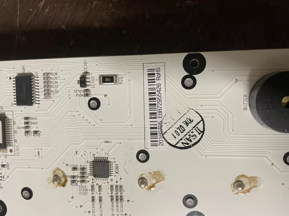 LG EBR72955422 EBR72955426 Refrigerator Control Board AZ41698 | Wm1724