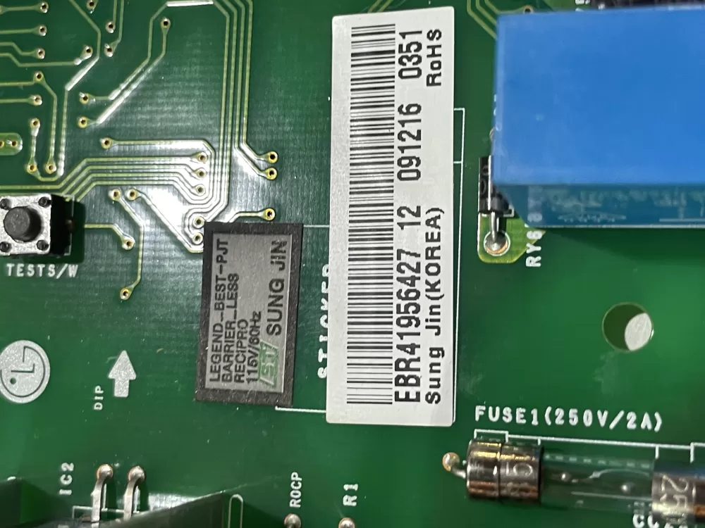 LG Kenmore EBR41956427 EBR41956428 Refrigerator Control Board AZ169063 | Wm2585