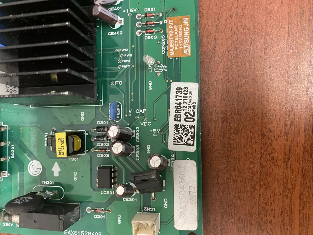LG  Kenmore AP4672006 EBR64173902 2443731 AH3533995 EA3533995 PS3533995 Refrigerator Control Board Electronic