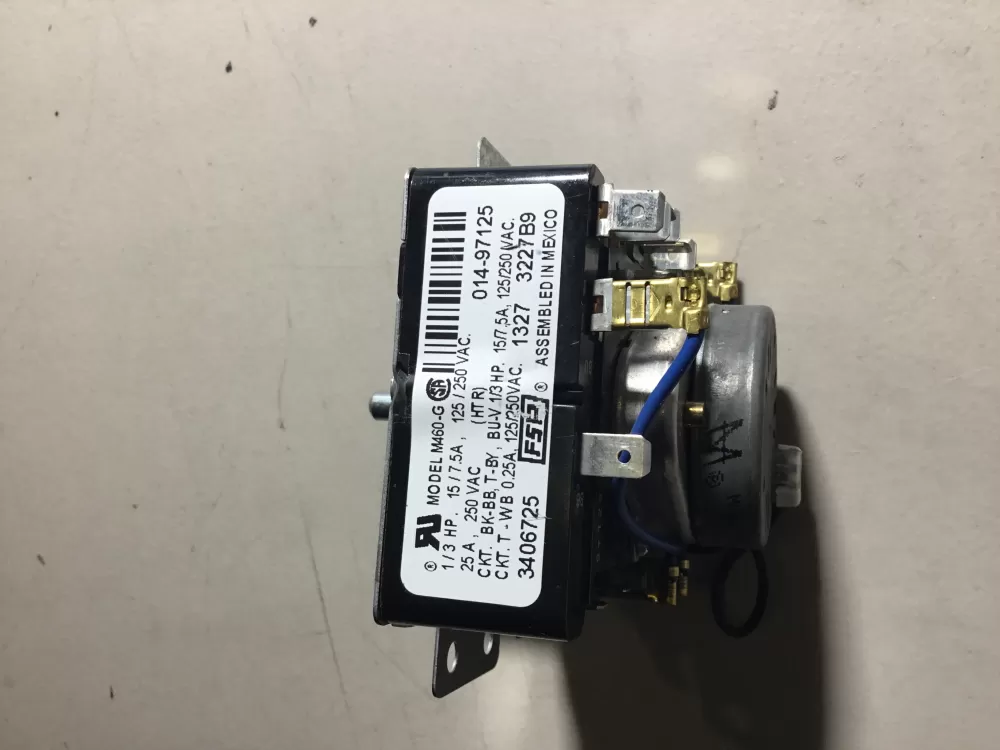 Whirlpool Maytag Amana WP3406725 3406725 AP6008573 Dryer Timer AZ44037 | NR1756