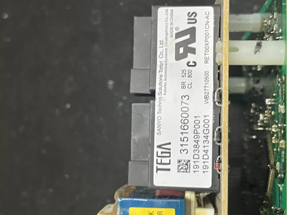 GE 191D3849P001 Wb27t10500 Microwave Control Board AZ21541 | WM1149