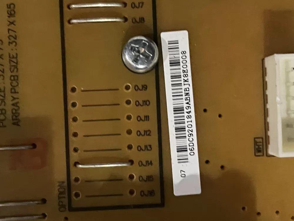 Samsung DC92 01849A Washer Control Board AZ32038 | Wm107