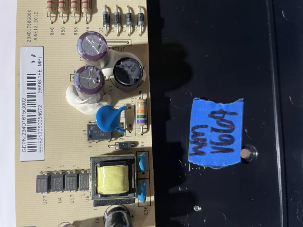 GE WE04X20528 WE04X20388 234D1615G002 Dryer Control Board AZ133290 | Wmv664