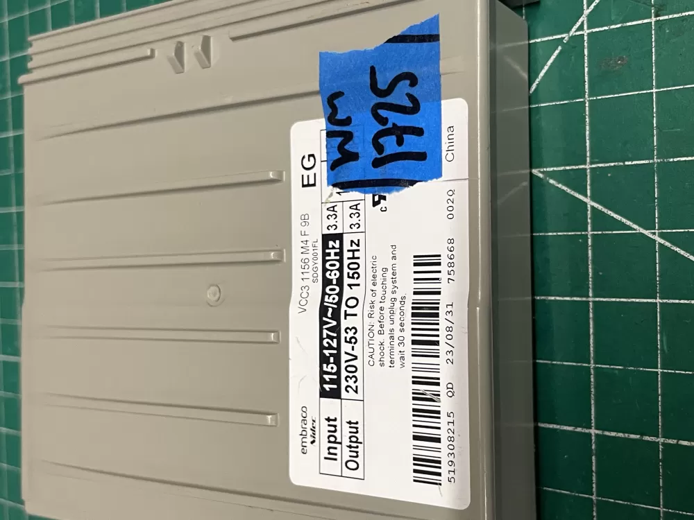 Embraco 519308215 Refrigerator Control Inverter Board AZ211154 | Wm1725