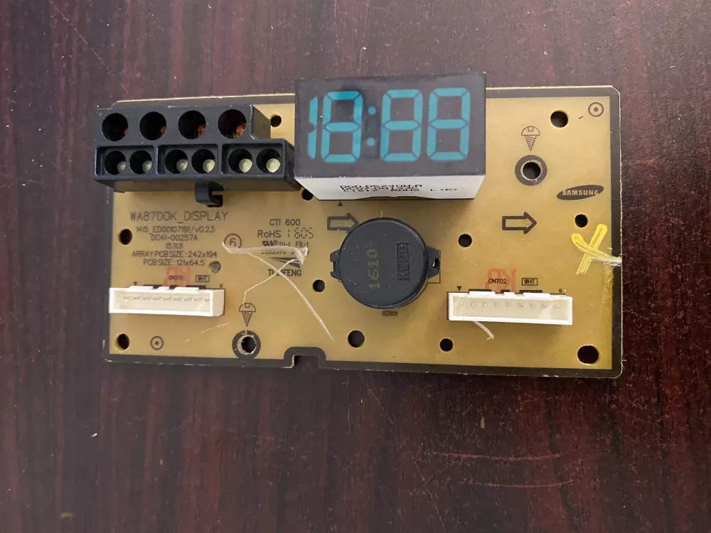 Samsung DC41-00257A Dryer Control Board