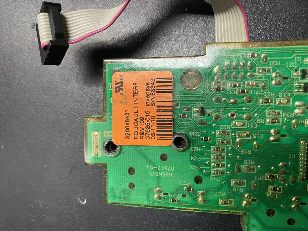 Whirlpool 326048437 Washer Control Board Interface AZ19112 | BK1030
