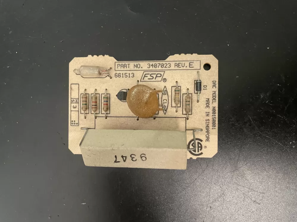 Kenmore  Whirlpool 3398084  AP3097570  2072  3398084R  3407021  3407023  60134  60150  60216  61236  661513  AH345727  EA345727  PS345727 Dryer Control Board