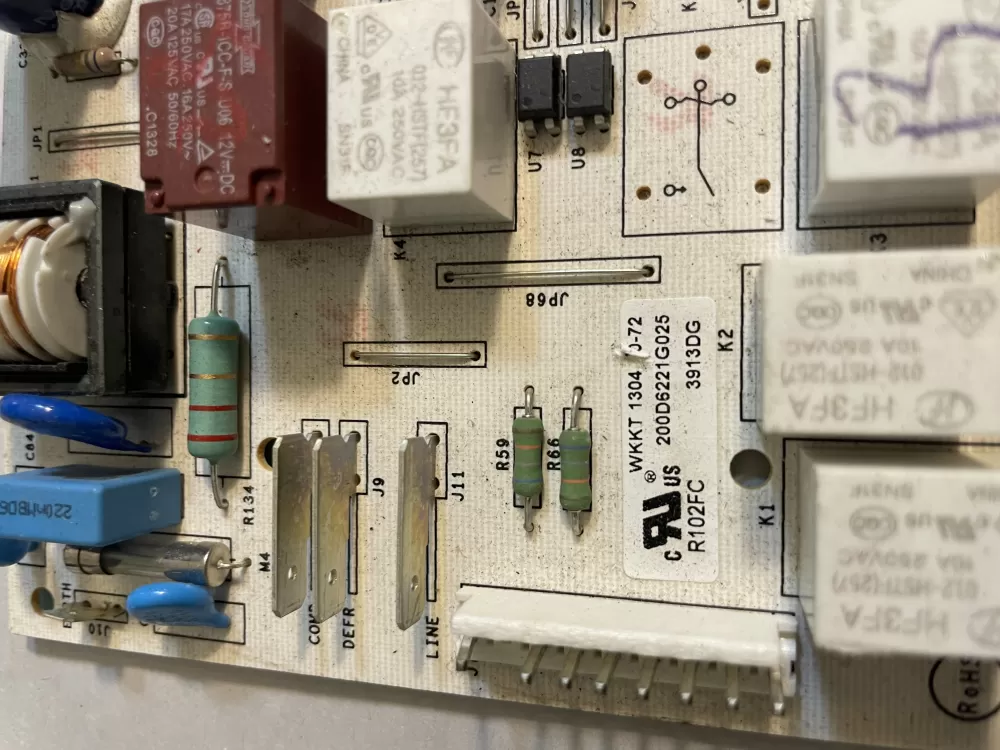 GE 200D6221G052 EBX1110P002 Refrigerator Control Board  AZ194419 | Wm603