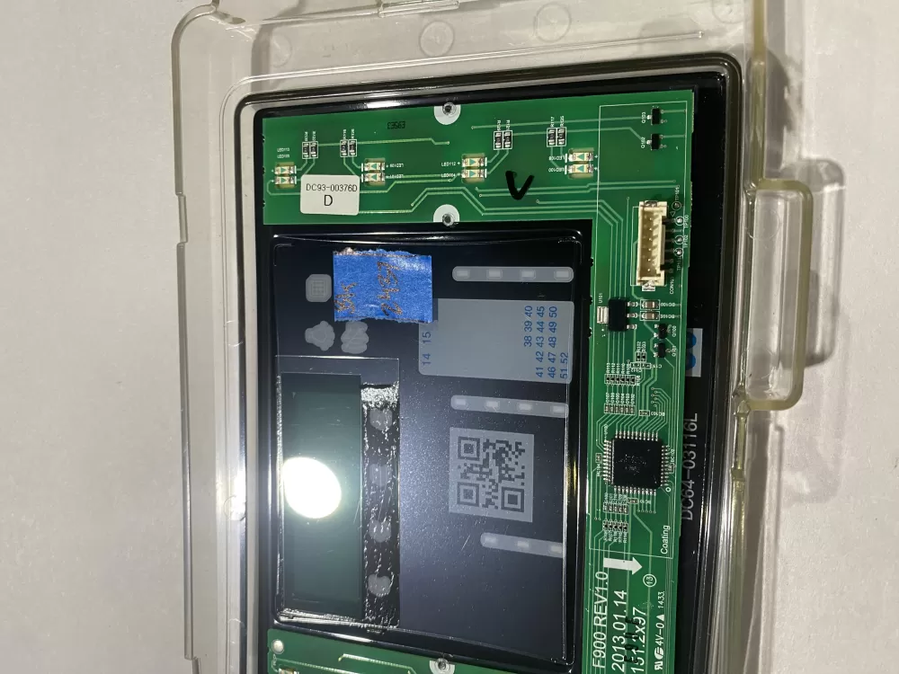 Samsung DC92-01607J DC94-06643A Dryer UI Control Board  AZ145487 | BK2437