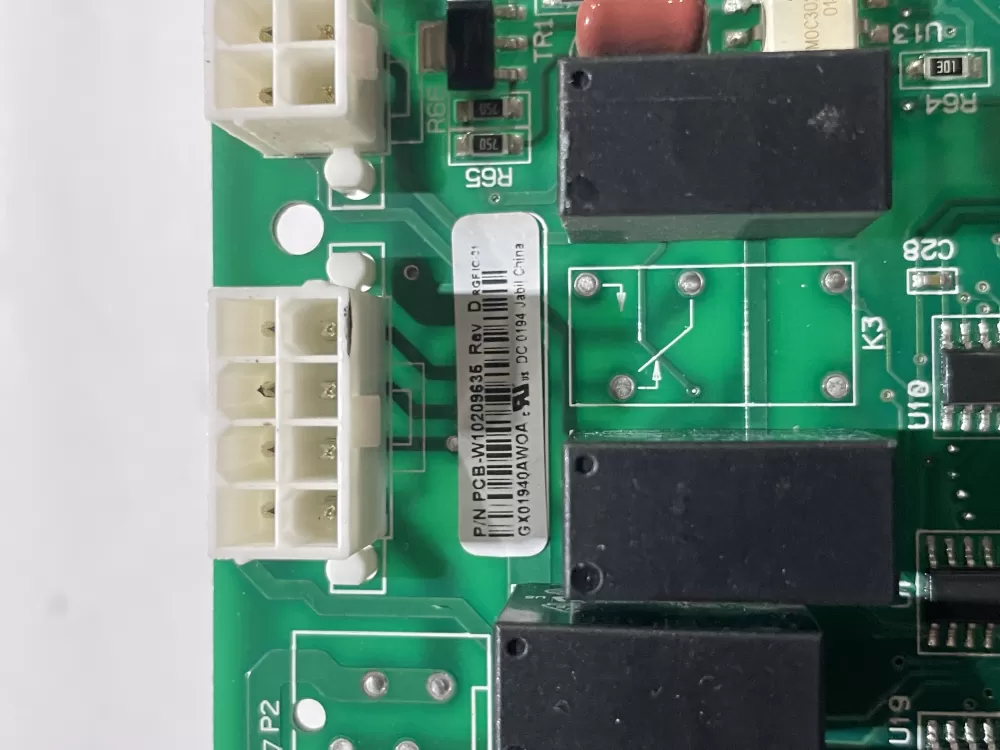 Kenmore WPW10209635 PS11750428 Refrigerator Control Board AZ187299 | Wm2037