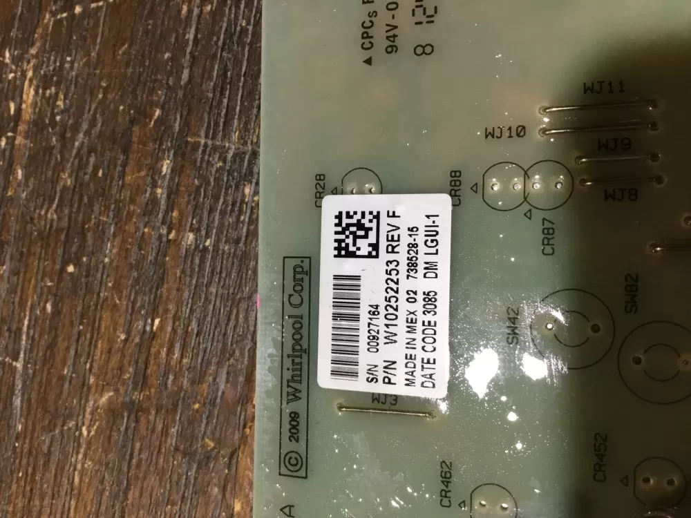 Whirlpool Kenmore W10252253 Washer Control Board AZ57682 | NR1917