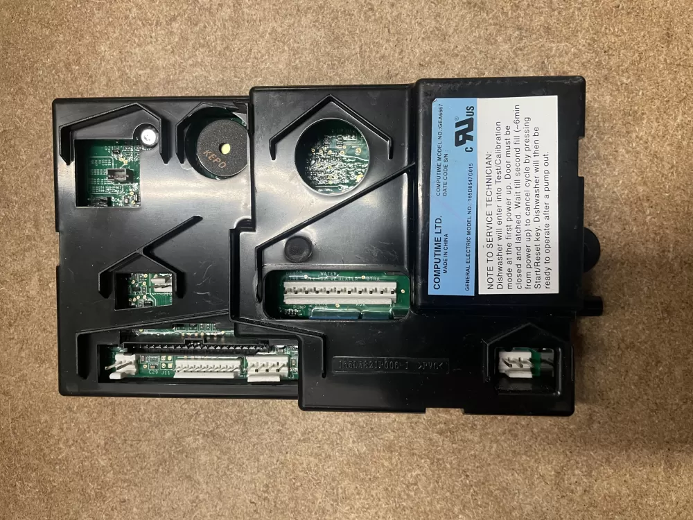 GE 165D8547G015 Dishwasher Control Board