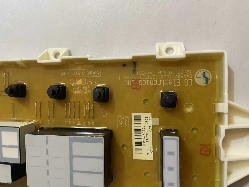 LG EBR76262201 EBR75446006 Washer Control Board AZ150175 | KMV684