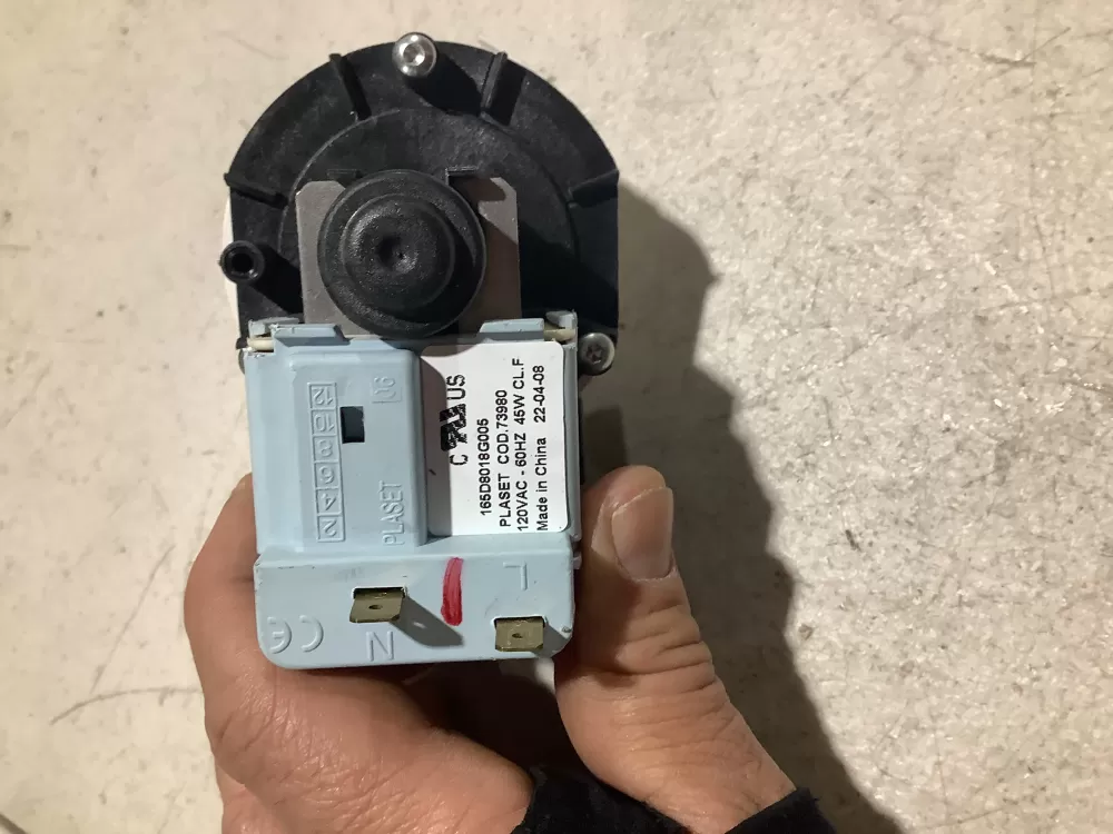 GE 165D8018G005 Dishwasher Drain Pump Motor