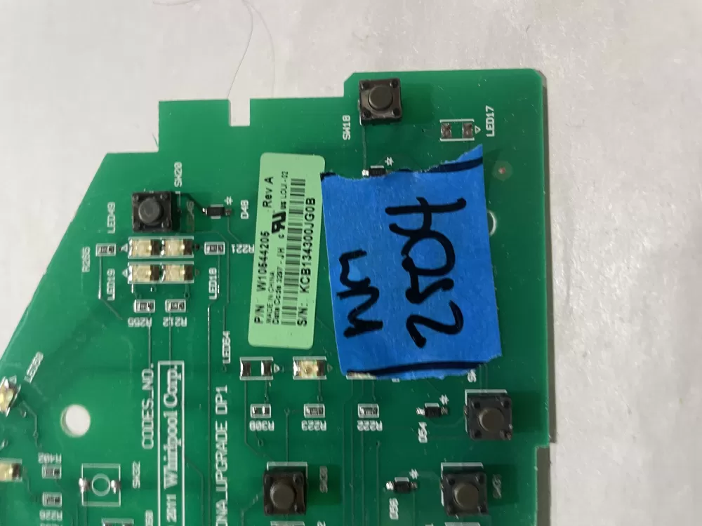 Whirlpool W10544205 WPW10536854 W10536854 Washer Control Board AZ184274 | Wm2504