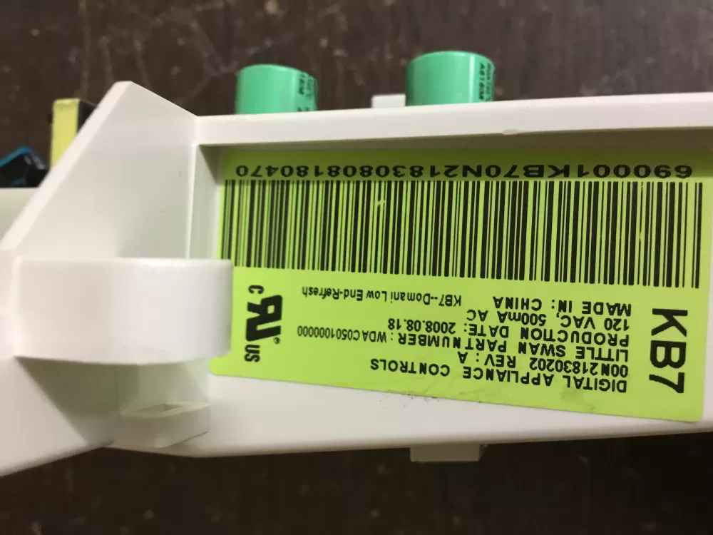 Samsung 00N21830202 Washer Control Board User Interface Display AZ5113 | NR462