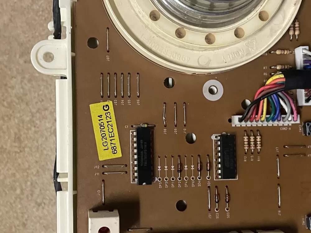 LG 6870EC9221A 6871EC2123G Washer Control Board