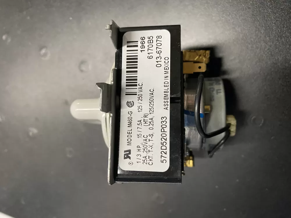 GE 572D520P033 WE4M334 Dryer Timer AZ9200 | BK1357