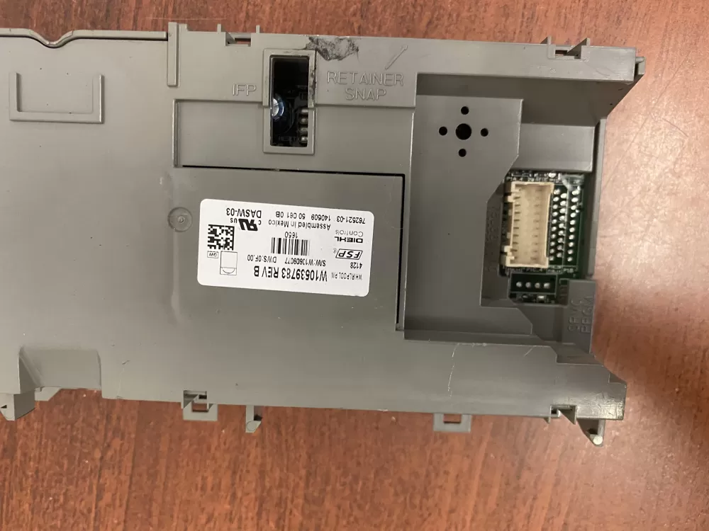 Whirlpool W10539783 W10597045 Dishwasher Control Board AZ45218 | BK1767
