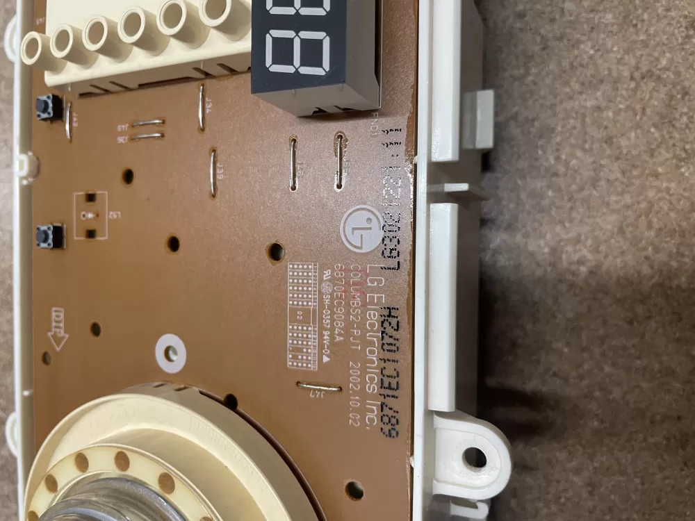 LG 6871EC1072H AP5211400 Washer Main Display Control Board AZ5916 | KMV220