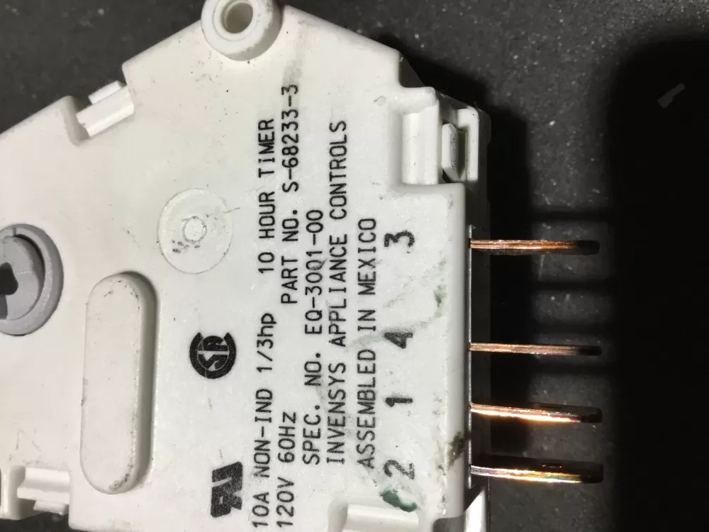 Admiral Jenn Air S-68233-3 Refrigerator Defrost Timer AZ81325 | NR877