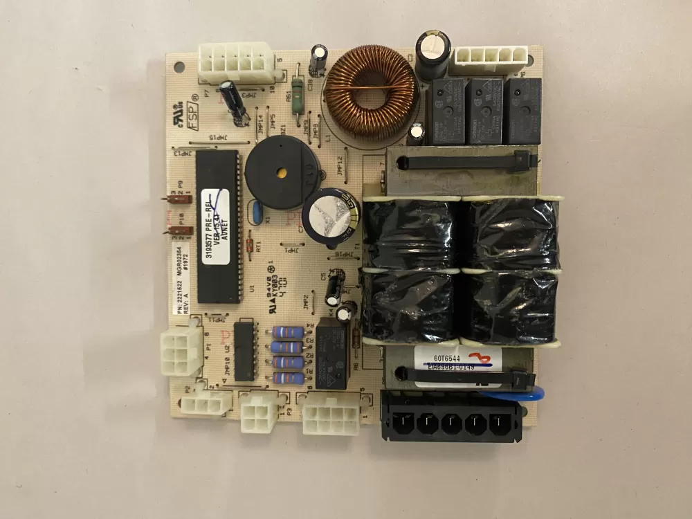 Kitchen Aid  Whirlpool 2215946 2221501 2221522 2252071 2252095 2252097 2252097R 2252159 2252159R 2254739 4389242 8201521 W10823039 W10823805 Refrigerator Kitchen Aid Control Board