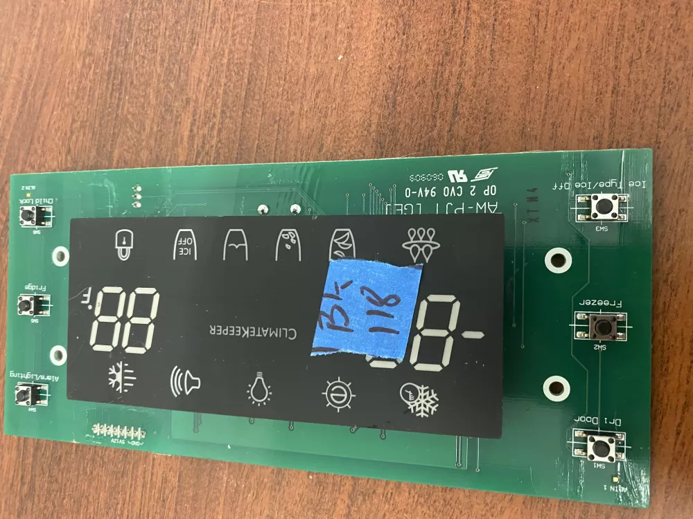 Samsung DA41-00475G Refrigerator Dispenser Control Board AZ38976 | BK118