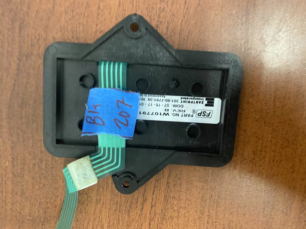 Whirlpool Maytag W11126040 W10779139 Washer Membrane Switch AZ45534 | BK207