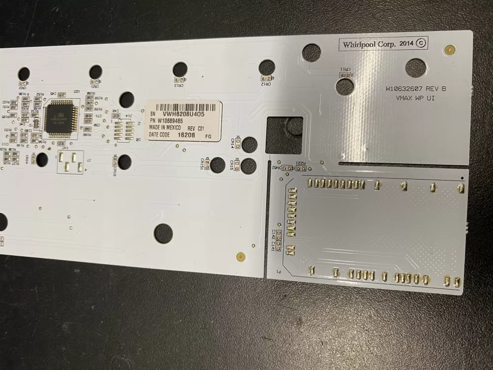 Whirlpool W10689465 Washer Control Board Interface AZ15548 | BKV317