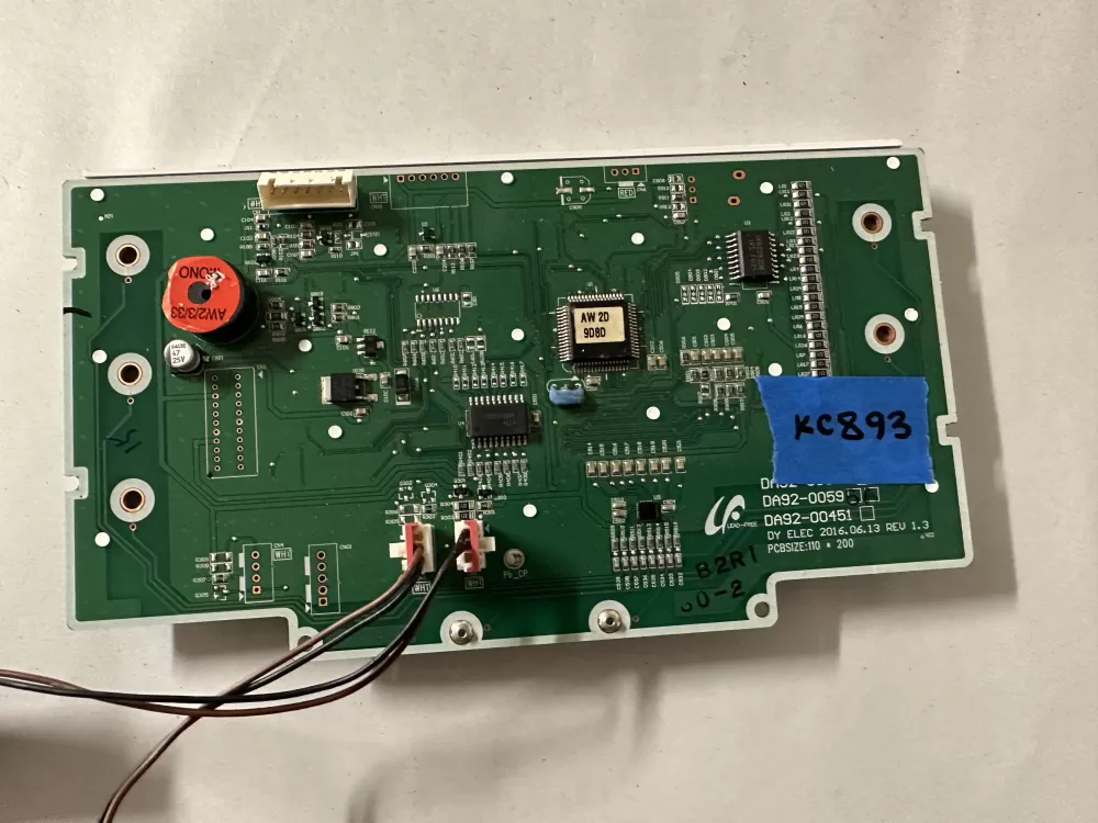 Samsung DA92 00649A Refrigerator Control Board Dispenser AZ138961 | KC893