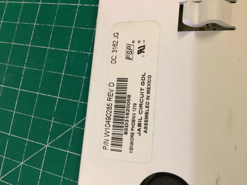 Whirlpool W10490285 Refrigerator Control Board AZ208679 | NR1833