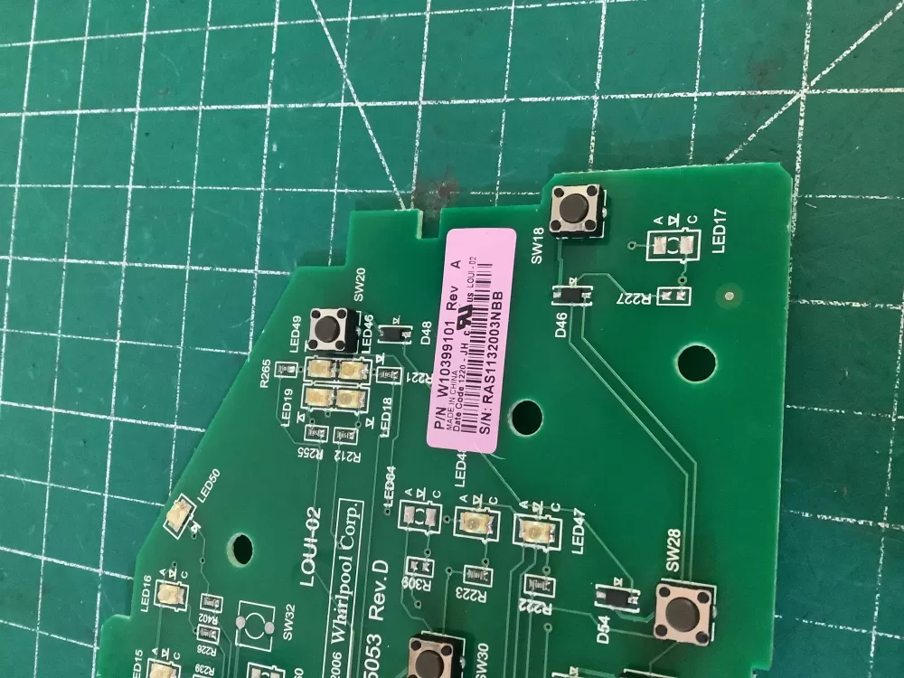 Whirlpool W10399101 Washer Control Board AZ203322 | NR364