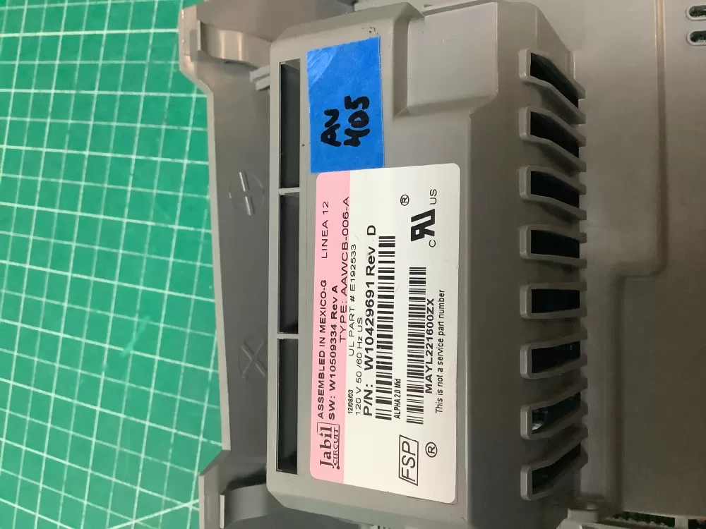 Whirlpool Maytag W10429691 Washer Control Board AZ223833 | ARV405