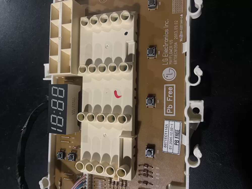 LG Kenmore 6870EC9139A 6871EC1116A Washer Control Board AZ27682 | KMV134