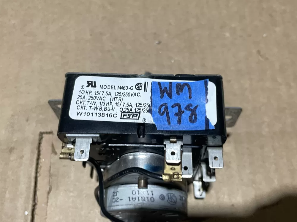 Whirlpool Maytag W10113816 Dryer Combo Timer AZ68271 | Wm978