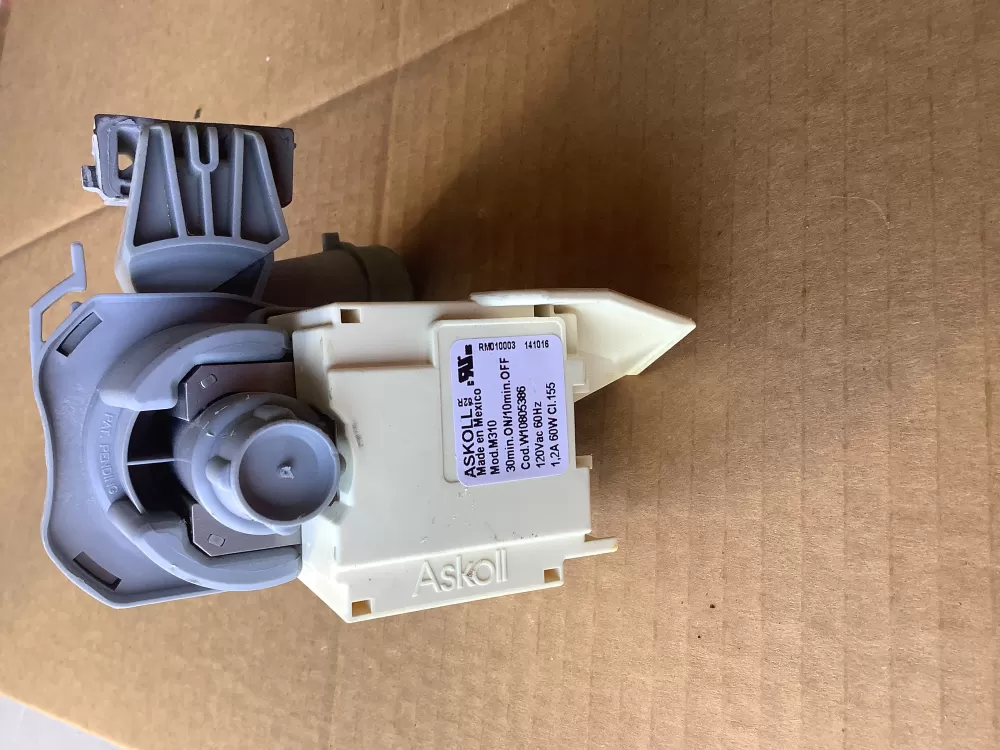 Amana  Kenmore  Whirlpool W10805386 W10879262 W11521435 W11612326 Dishwasher Pump Motor